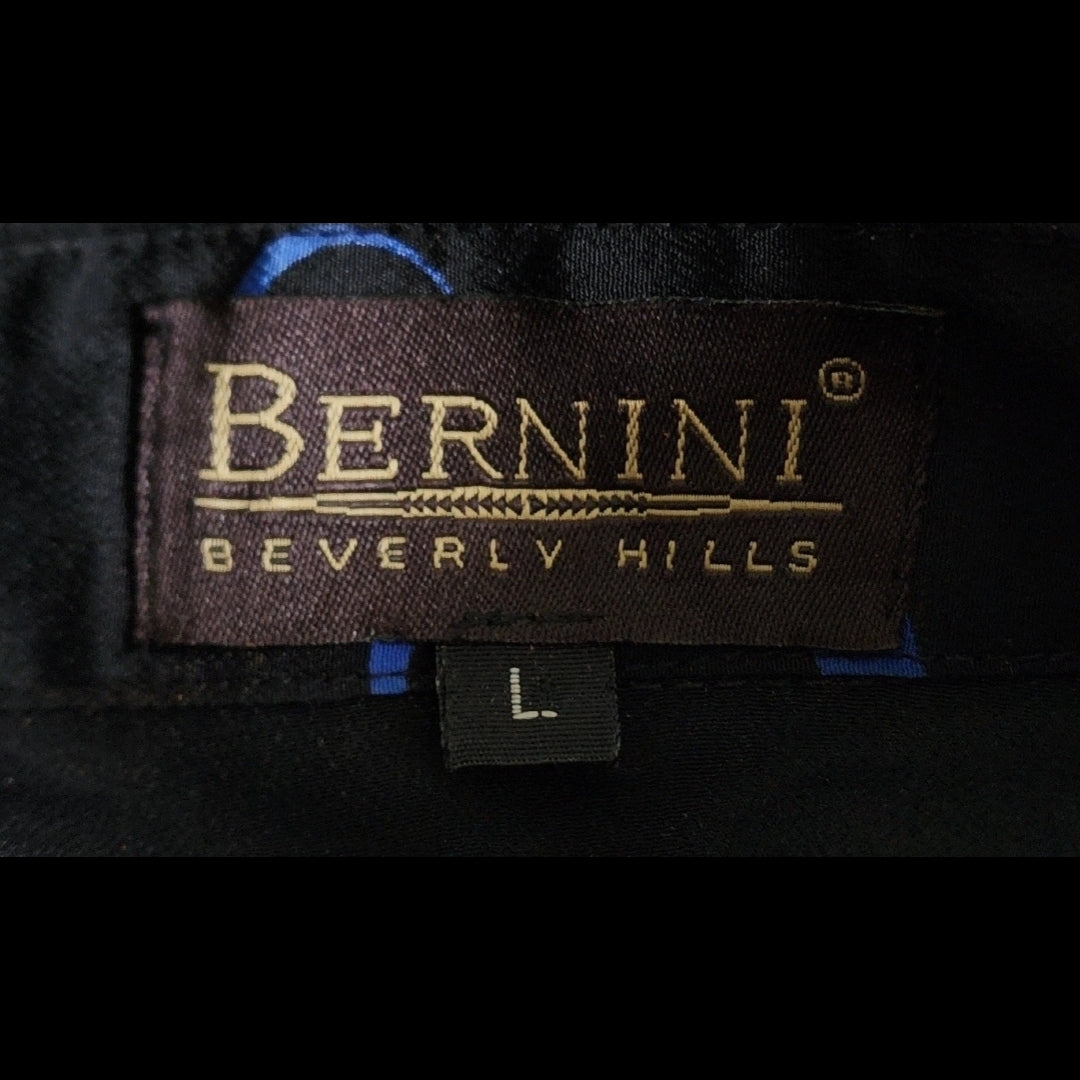 Bassiri Uomo for Bernini Beverly Hills Geometric Button Down Shirt - Size L