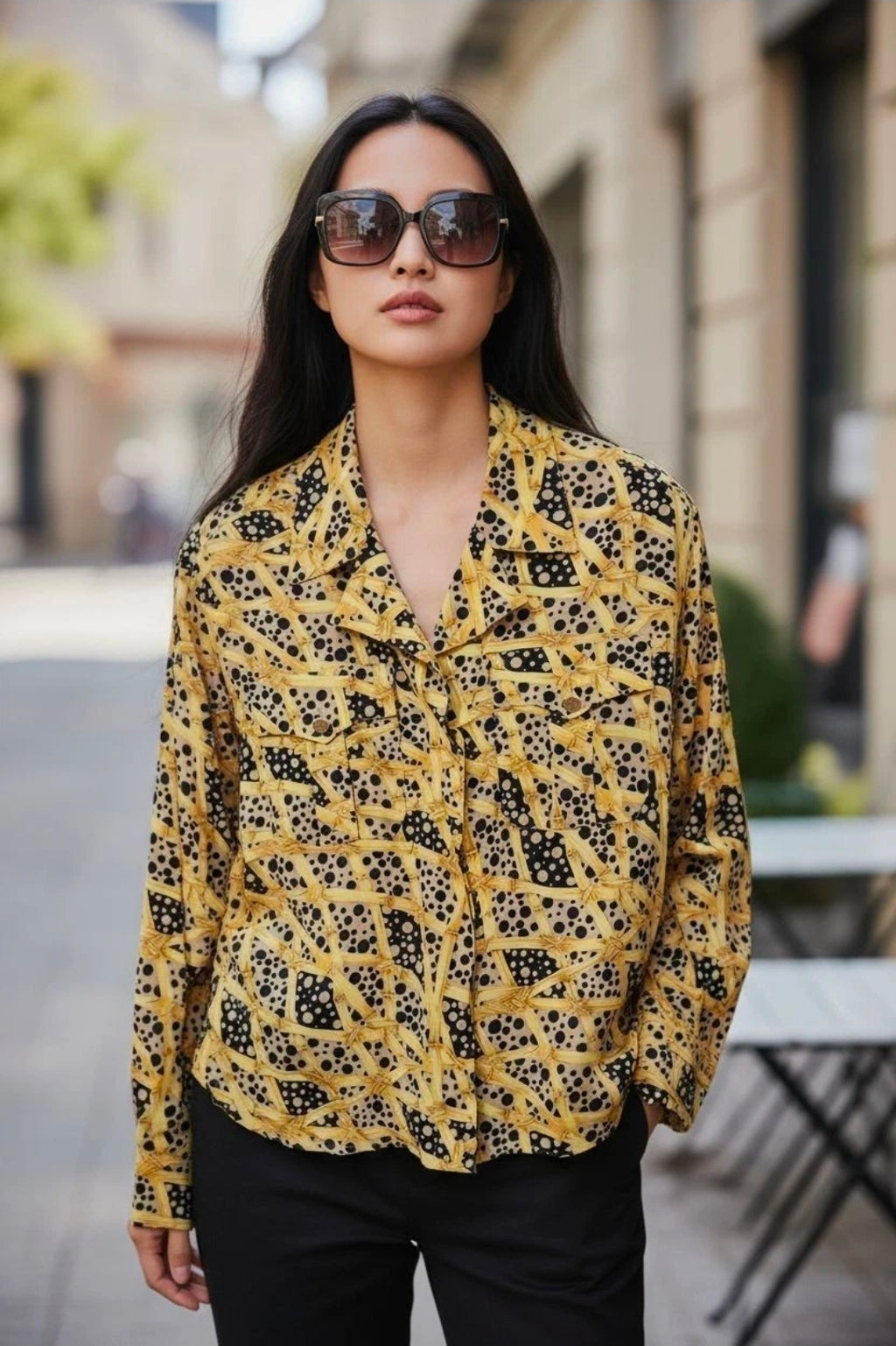 Carlisle 100% Silk Blouse - Size Vintage 10