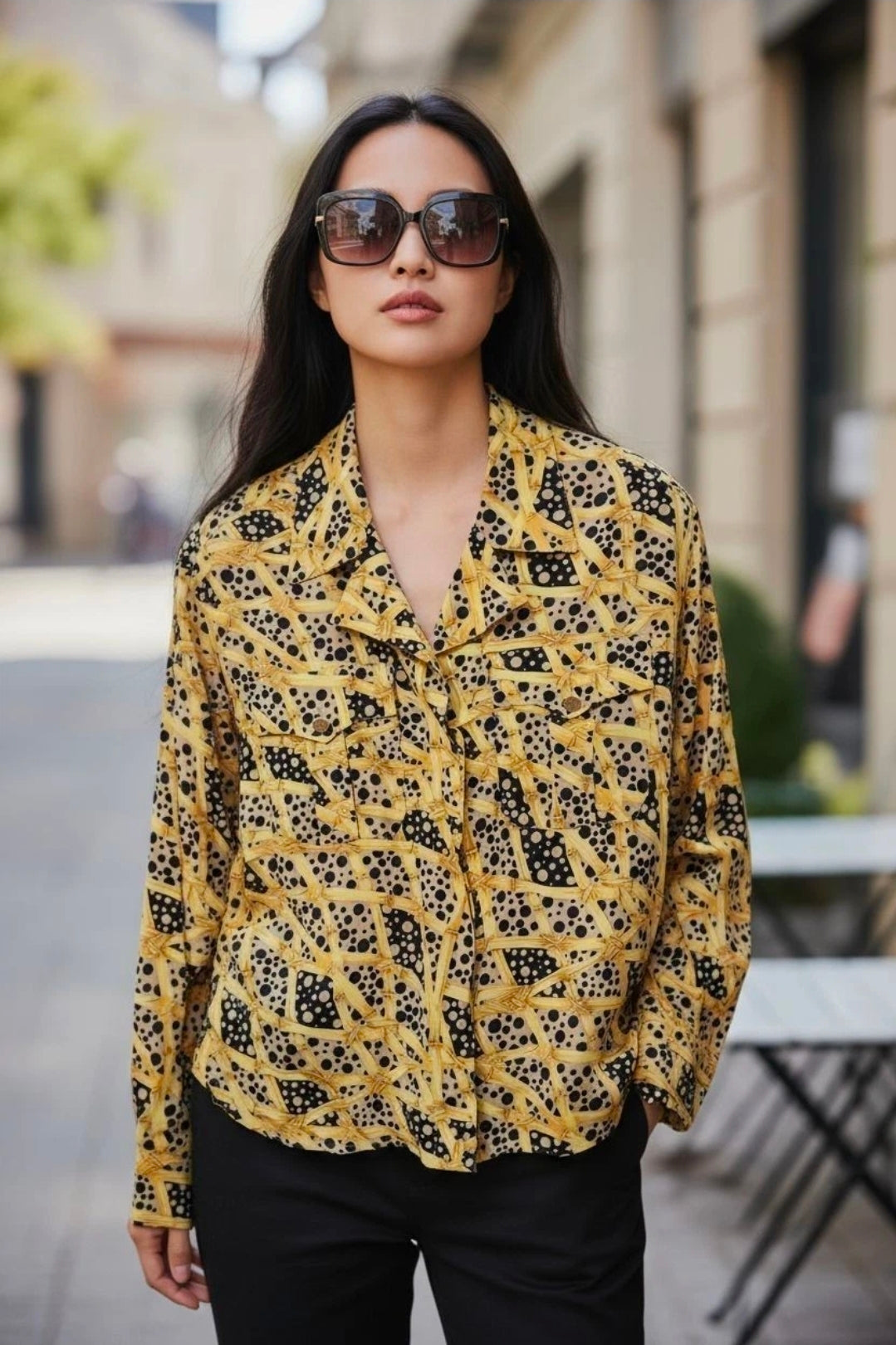 Carlisle 100% Silk Blouse - Size Vintage 10