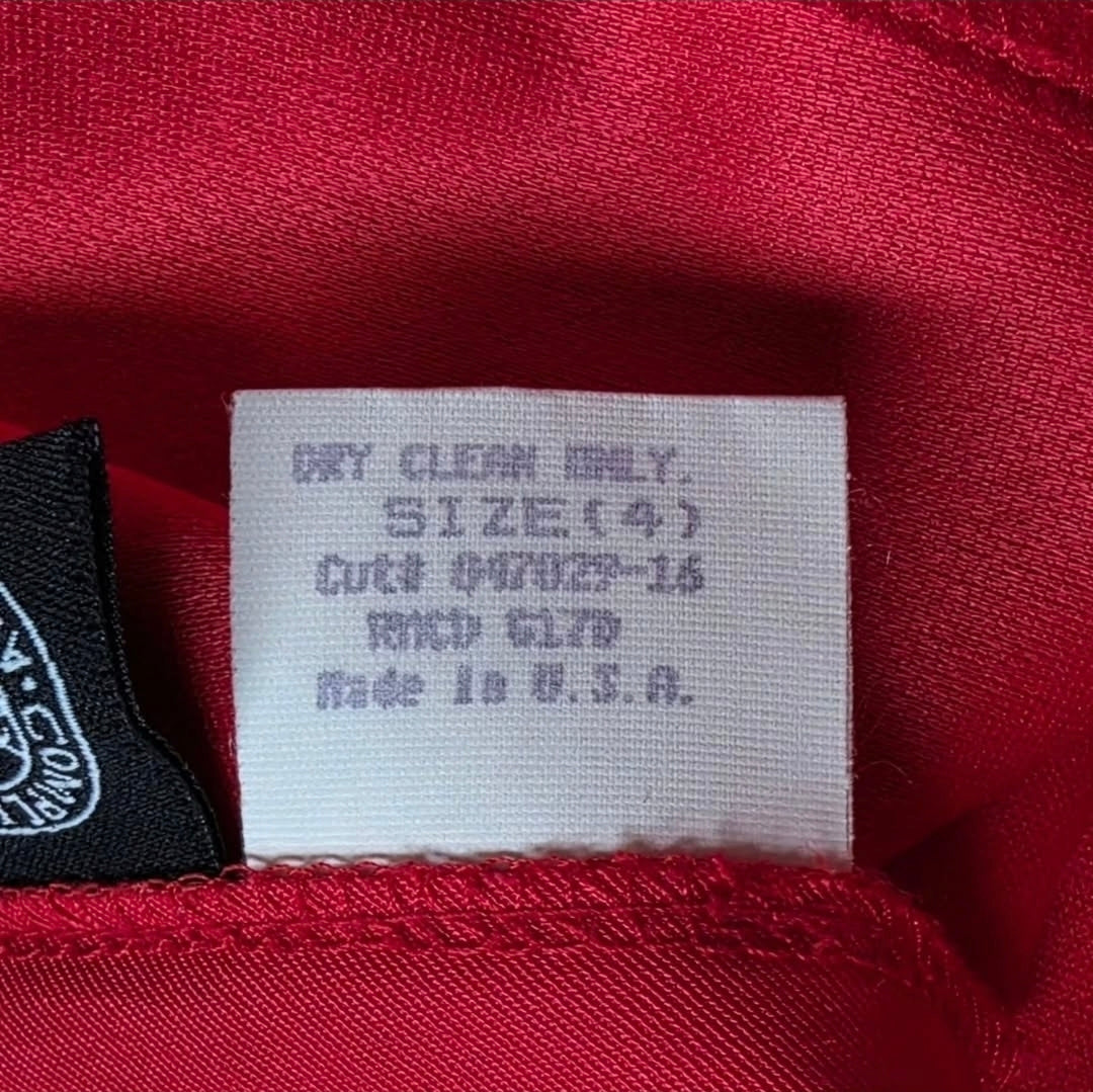 Caché Red Halter Dress - Size 4
