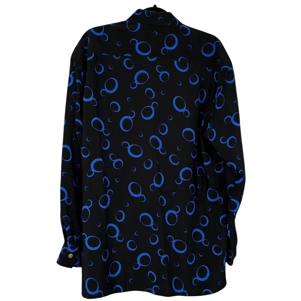 Bassiri Uomo for Bernini Beverly Hills Geometric Button Down Shirt - Size L
